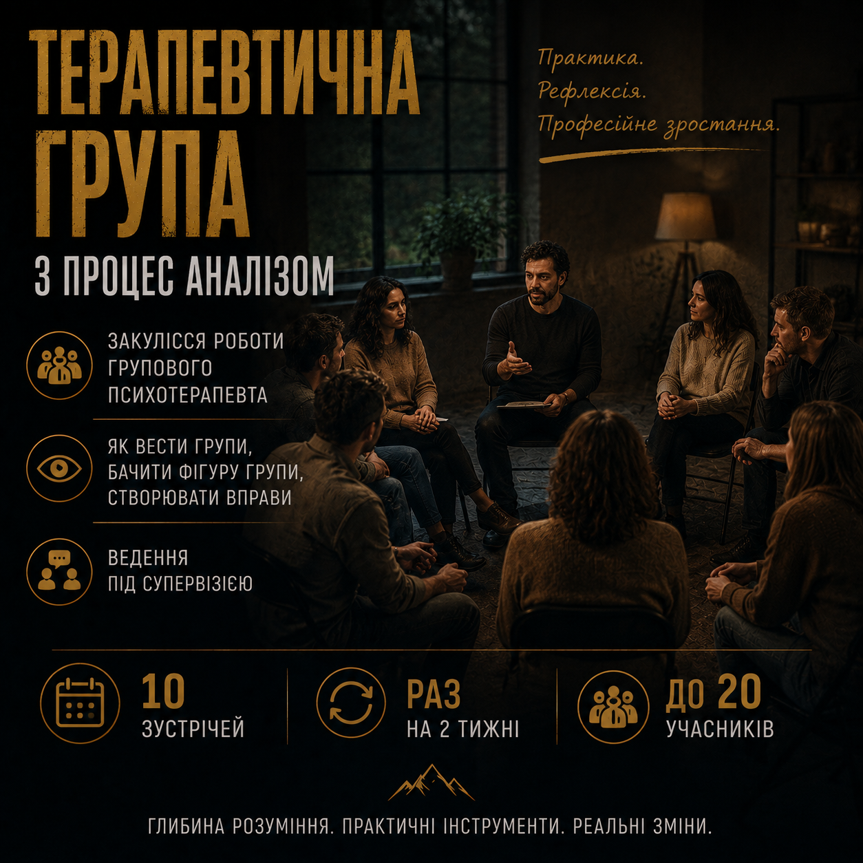 Терапевтична група з процес-аналізом. Лазаренко Сергій